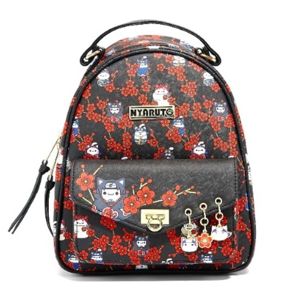 MAD Engine Handbags - Nyaruto Group Cherry Blossoms Mini Backpack